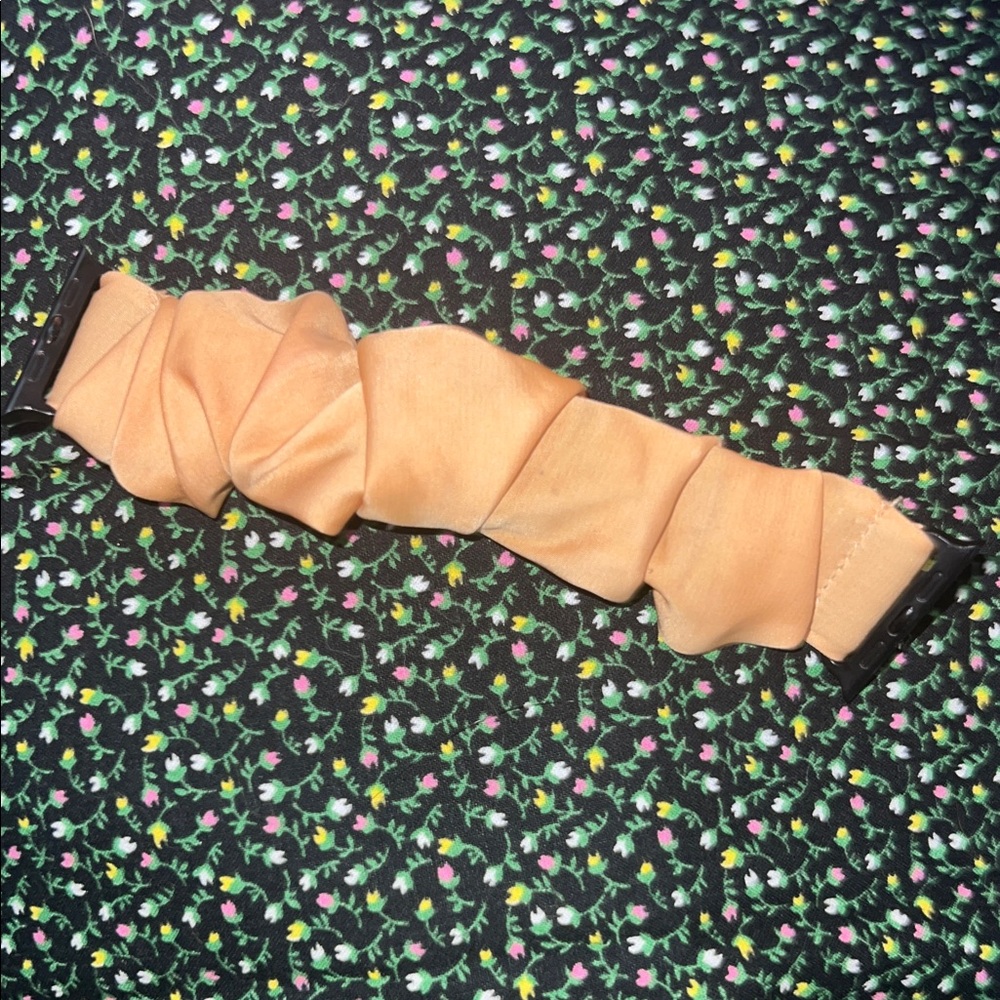 Apple Series 8 Golden Scrunchie Watch Band